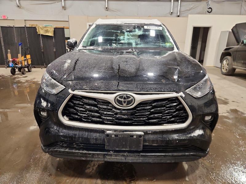2024 Toyota Highlander VIN 5TDKDRBH0RS550555 COPART salvage auction — REAR END, VT - CERT OF TITLE-PARTS ONLY SALVA, sold $18,500 on 2026-07-13 (photo 5)