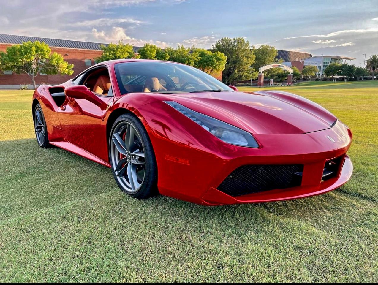 2016 Ferrari 488 GTB VIN ZFF79ALA5G0214993 COPART salvage auction — Normal Wear, AZ - CERT OF TITLE-RESTORED SALVAGE (P), sold $137,000 on 2026-02-20 (photo 1)