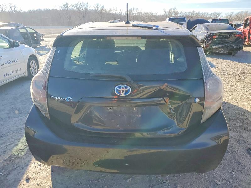 2012 Toyota Prius VIN JTDKDTB36C1502452 COPART salvage auction — FRONT END, Wv - Certificate Of Title, sold $975 on 2026-07-09 (photo 6)