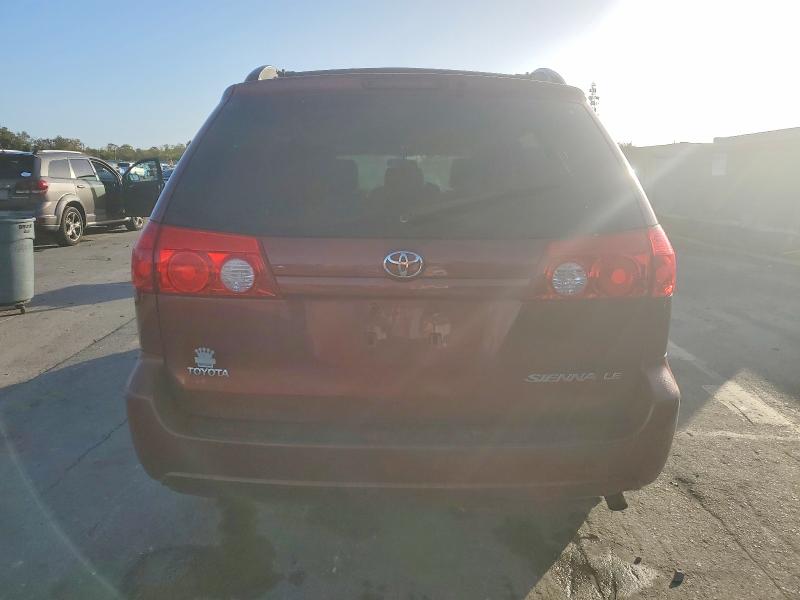 2010 Toyota Sienna VIN 5TDKK4CC1AS343589 COPART salvage auction — FRONT END, Fl - Cert Of Title Slvg Rebuildable, sold $500 on 2026-07-07 (photo 6)