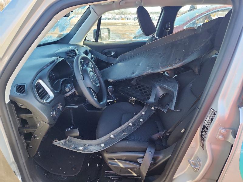 2021 Jeep Renegade VIN ZACNJDAB0MPN36728 COPART salvage auction — FRONT END, Wv - Salvage Certificate, sold $650 on 2026-07-31 (photo 7)