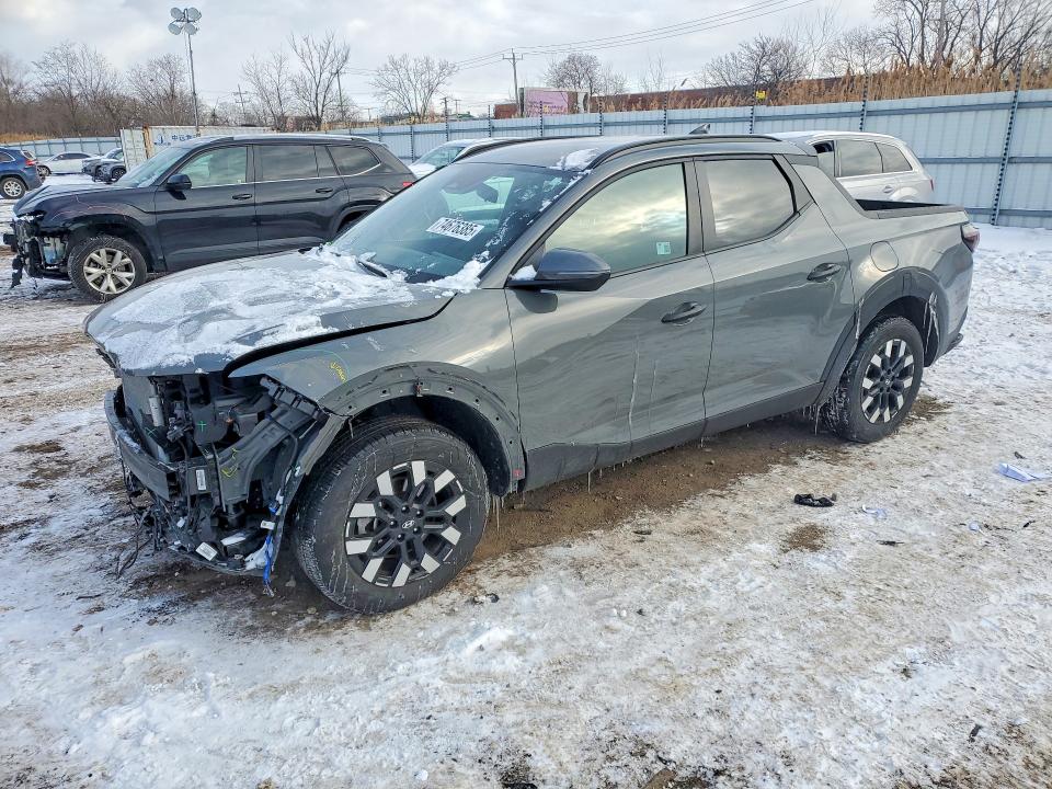 2025 Hyundai Santa cruz VIN 5NTJBDDEXSH148627 COPART salvage auction — FRONT END, Id - Salvage Certificate Of Title, sold $8,000 on 2026-07-08 (photo 1)