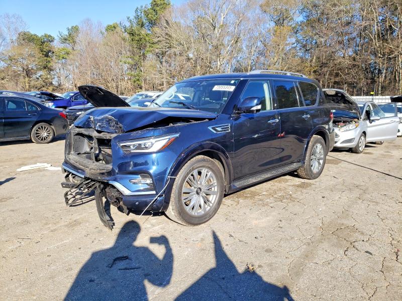 2024 Infiniti Qx80 VIN JN8AZ2AE6R9329878 COPART salvage auction — FRONT END, Other, sold $14,100 on 2026-07-14 (photo 1)