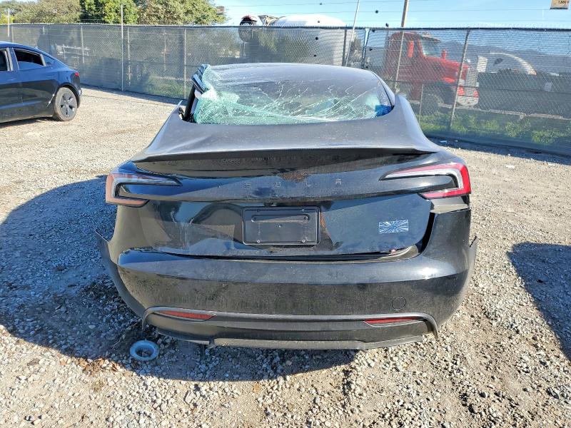 2026 Tesla Model 3 VIN 5YJ3E1ET8TF143016 COPART salvage auction — REAR END, Ca - Salvage Certificate, sold $4,450 on 2026-07-24 (photo 6)