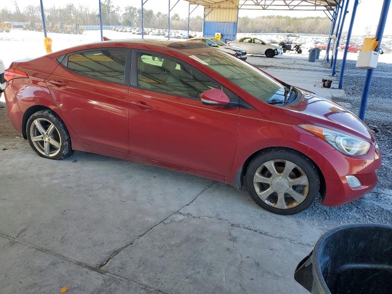 2012 Hyundai Elantra VIN KMHDH4AE4CU435883 COPART salvage auction — MINOR DENT/SCRATCHES, Mt - Certificate Of Title, sold $950 on 2026-07-23 (photo 4)