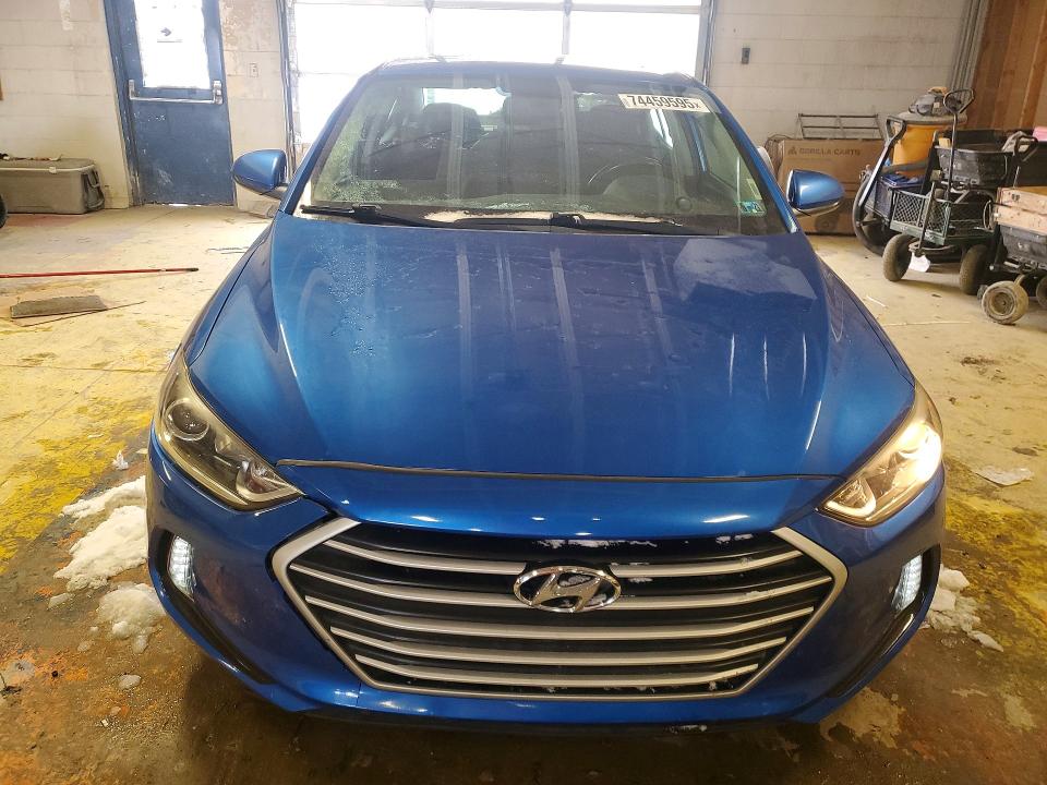 2017 Hyundai Elantra VIN KMHD84LF6HU242910 COPART salvage auction — REAR END, In - Cert Of Title-Salvage Title, sold $2,300 on 2026-07-31 (photo 5)