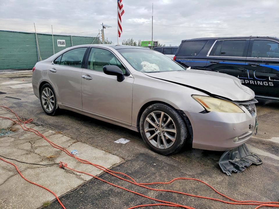 2008 Lexus Es 350 VIN JTHBJ46G082186333 COPART salvage auction — FRONT END, Fl - Cert Of Title Slvg Rebuildable, sold $750 on 2026-07-02 (photo 4)