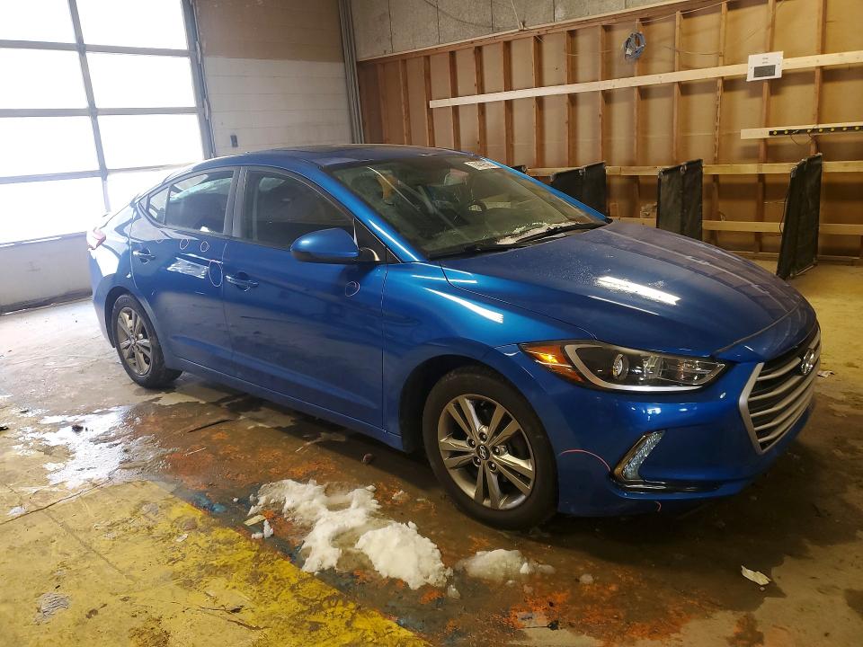 2017 Hyundai Elantra VIN KMHD84LF6HU242910 COPART salvage auction — REAR END, In - Cert Of Title-Salvage Title, sold $2,300 on 2026-07-31 (photo 4)