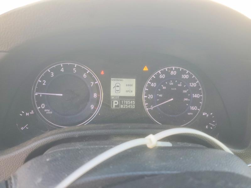 2013 Infiniti G VIN JN1CV6AP9DM714465 COPART salvage auction — FRONT END, Salvage Title, sold $150 on 2026-07-23 (photo 9)