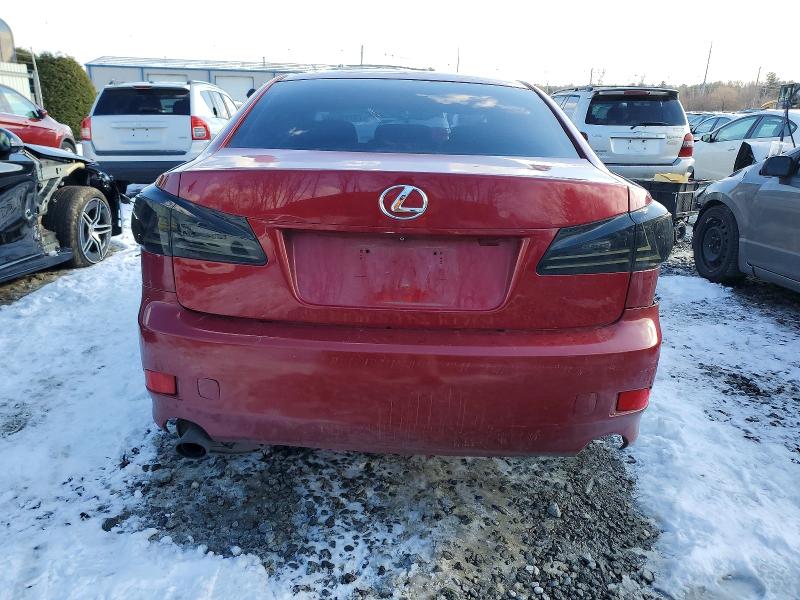 2007 Lexus Is VIN JTHCK262172018421 COPART salvage auction — REAR END, Pa - Cert Of Salvage-R=Reconstructe, sold $475 on 2026-07-06 (photo 6)