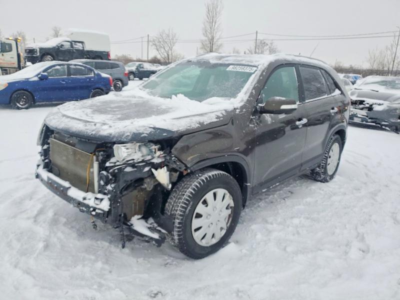 2011 Kia Sorento VIN 5XYKU3A26BG080867 COPART salvage auction — FRONT END, Qc - Gravement Accidente, sold $1,900 on 2026-07-28 (photo 1)