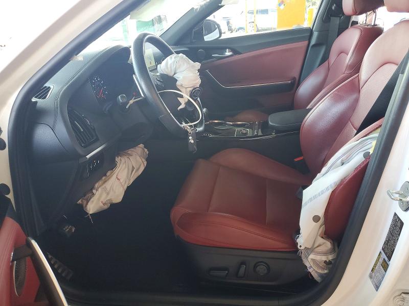 2021 Kia Stinger VIN KNAE15LA0M6097222 COPART salvage auction — FRONT END, Fl - Certificate Of Destruction, sold $3,100 on 2026-07-08 (photo 7)