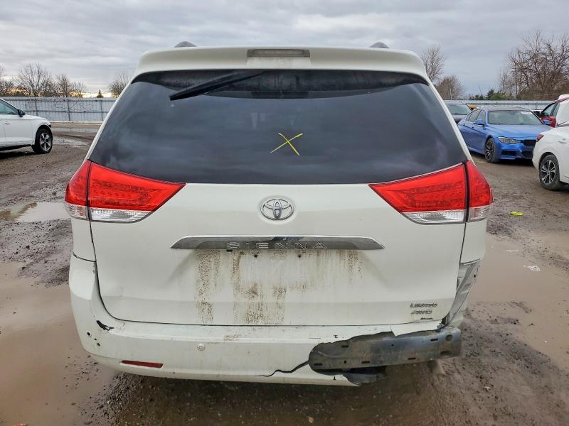 2012 Toyota Sienna VIN 5TDDK3DCXCS043523 COPART salvage auction — REAR END, ON - PERMIT NO BRAND - UNFIT, sold $1,900 on 2026-07-16 (photo 6)