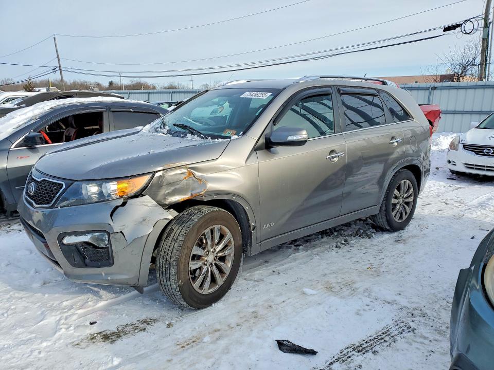 2013 Kia Sorento VIN 5XYKWDA25DG407469 COPART salvage auction — FRONT END, Nj - Cert Of Title-Salvage, sold $1,400 on 2026-07-20 (photo 1)
