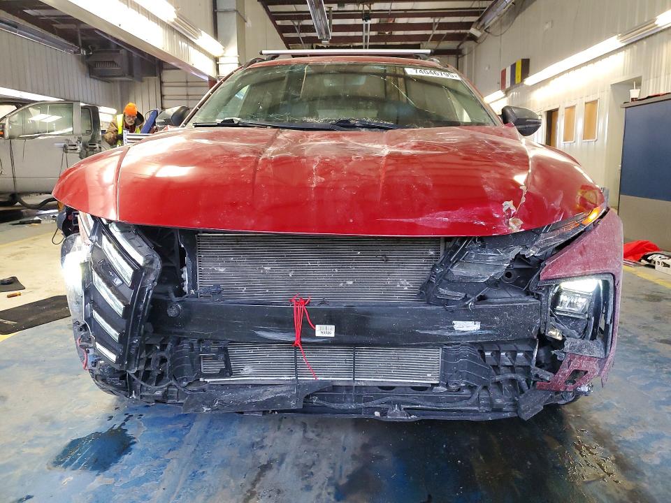 2022 Hyundai Tucson VIN KM8JF3AE1NU152993 COPART salvage auction — FRONT END, Ca - Salvage Certificate, sold $6,100 on 2026-07-20 (photo 5)
