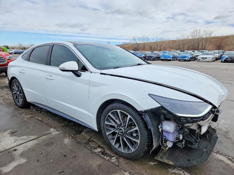 2021 Hyundai Sonata VIN 5NPEH4J20MH110674 COPART salvage auction — FRONT END, Mi - Scrap Certificate Of Title, sold $4,100 on 2026-07-15 (photo 4)