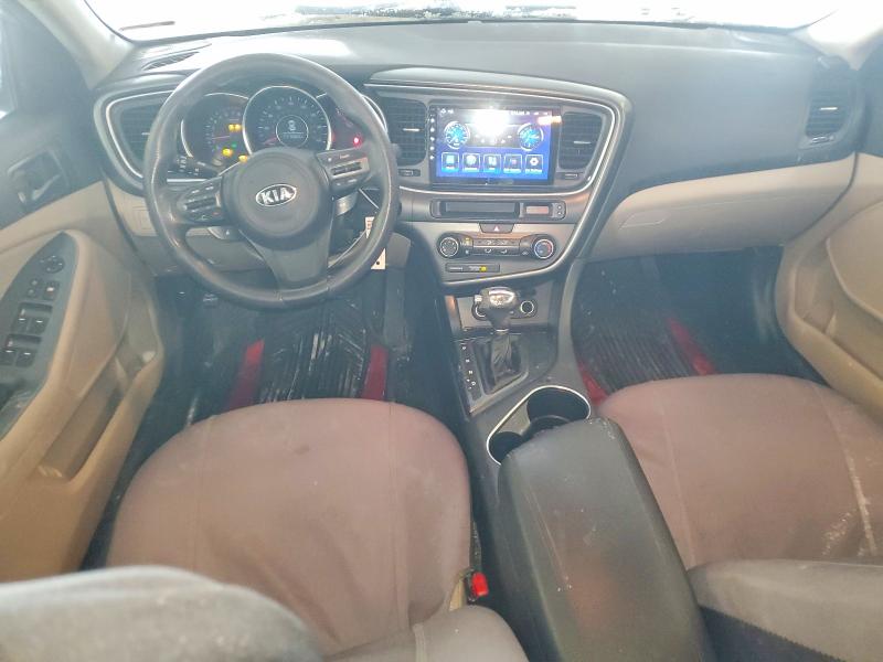 2015 Kia Optima VIN KNAGM4A75F5544640 COPART salvage auction — REAR END, In - Cert Of Title-Salvage Title, sold $400 on 2026-07-20 (photo 8)