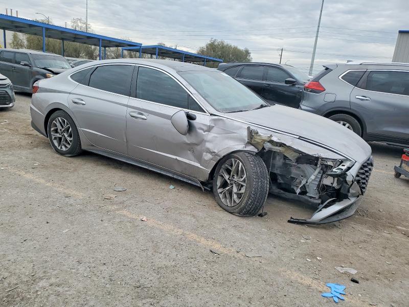 2021 Hyundai Sonata VIN KMHL14JA0MA160027 COPART salvage auction — FRONT END, Nv - Salvage Title, sold $3,550 on 2026-07-16 (photo 4)