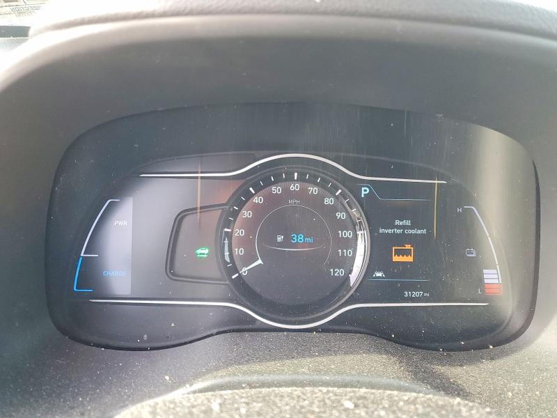 2021 Hyundai Kona VIN KM8K33AG4MU135120 COPART salvage auction — FRONT END, Nj - Cert Of Title-Salvage, sold $5,400 on 2026-07-16 (photo 9)