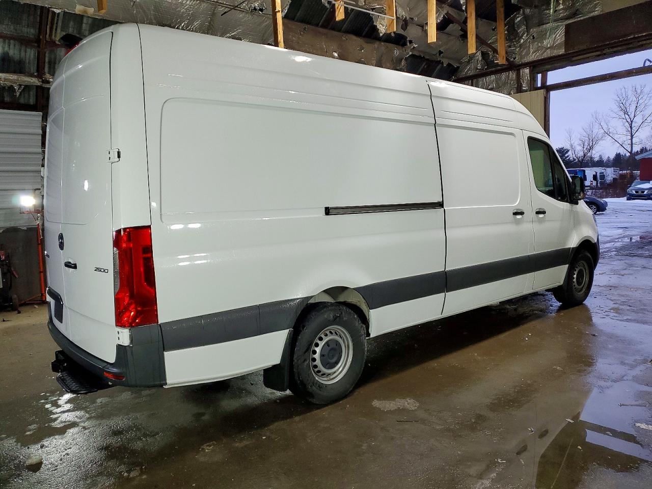 2025 Mercedes-benz Sprinter VIN W1Y4NCHY3ST195569 COPART salvage auction — Mechanical, NY - MV-907A SALVAGE CERTIFICATE, sold $25,000 on 2026-02-16 (photo 3)
