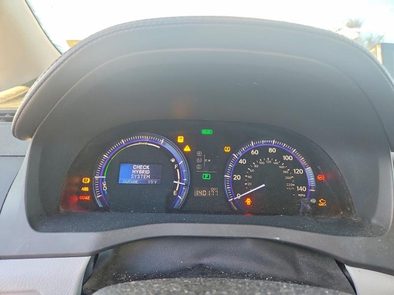 2010 Lexus Hs 250h VIN JTHBB1BA2A2020723 COPART salvage auction — REAR END, Vt - Certificate Of Title, sold $2,000 on 2026-07-31 (photo 9)