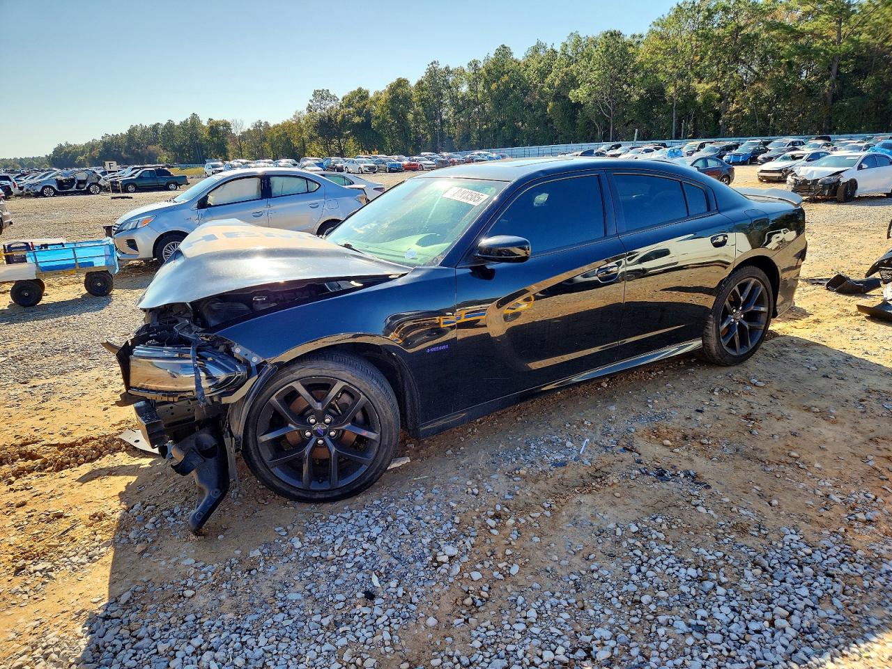 2019 Dodge Charger VIN 2C3CDXCT2KH633103 COPART salvage auction — Front End, AL - CERT OF TITLE-SALVAGE TITLE, sold $1,850 on 2026-07-06 (photo 1)