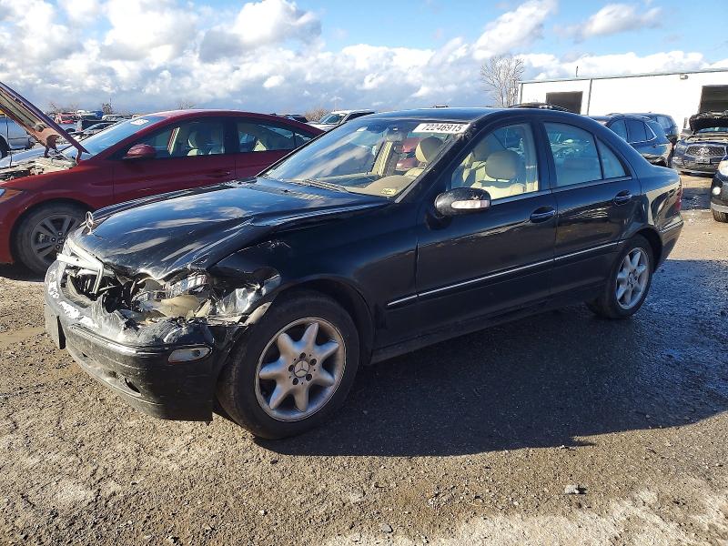 2004 Mercedes-benz C-klasse VIN WDBRF81J44F442700 COPART salvage auction — FRONT END, Ks - Cert Of Title-Salvage, sold $375 on 2026-08-11 (photo 1)