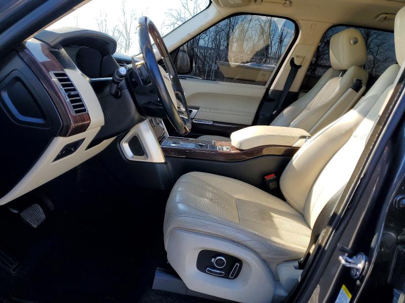 2017 Land rover RANGE ROVER VIN SALGS2FV1HA372100 COPART salvage auction — MINOR DENT/SCRATCHES, MI - CERTIFICATE OF TITLE, sold $7,600 on 2026-07-28 (photo 7)