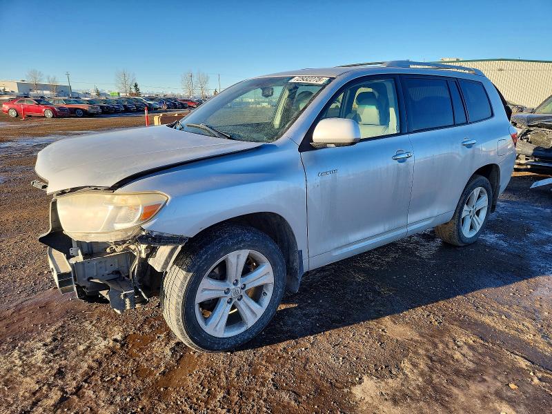 2008 Toyota Highlander VIN JTEES42A182075606 COPART salvage auction — FRONT END, AB - BOS - SALVAGE, sold $1,950 on 2026-07-14 (photo 1)
