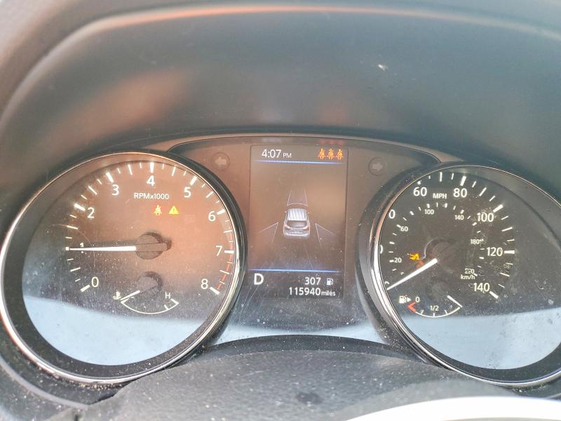 2020 Nissan Rogue VIN JN1BJ1CV4LW262966 COPART salvage auction — FRONT END, Fl - Cert Of Title Slvg Rebuildable, sold $2,600 on 2026-07-31 (photo 9)