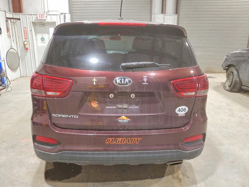 2019 Kia Sorento VIN 5XYPGDA30KG564383 COPART salvage auction — FRONT END, Mt - Certificate Of Title, sold $2,850 on 2026-07-27 (photo 6)
