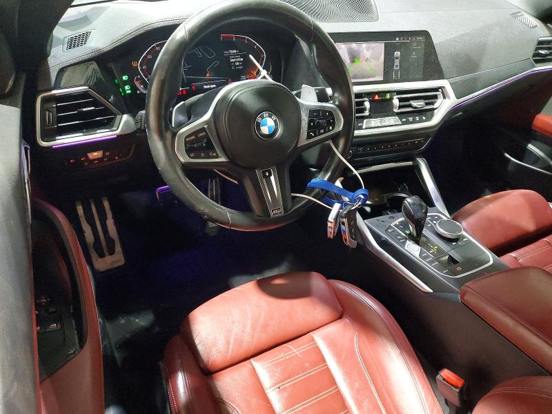 2021 BMW 4er VIN WBA73AP08MCF74593 COPART salvage auction — SIDE, ID - SALVAGE CERTIFICATE OF TITLE, sold $13,700 on 2026-07-14 (photo 8)