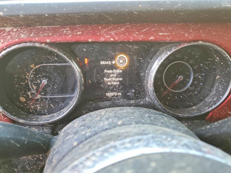 2019 Jeep Wrangler unlimited VIN 1C4HJXFG7KW581722 COPART salvage auction — VANDALISM, Ca - Certificate Of Title, sold $16,800 on 2026-07-20 (photo 9)