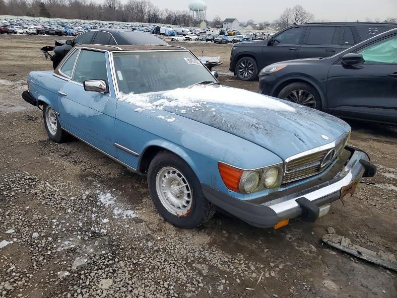 1982 Mercedes-benz 380 VIN WDBBA45A0CB015877 COPART salvage auction — MINOR DENT/SCRATCHES, Pa - Certificate Of Salvage, sold $775 on 2026-07-27 (photo 4)