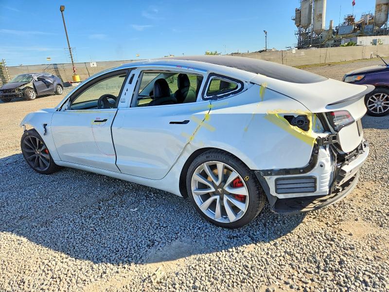 2020 Tesla Model 3 VIN 5YJ3E1EAXLF744958 COPART salvage auction — FRONT END, Ca - Salvage Certificate, sold $2,600 on 2026-07-31 (photo 2)