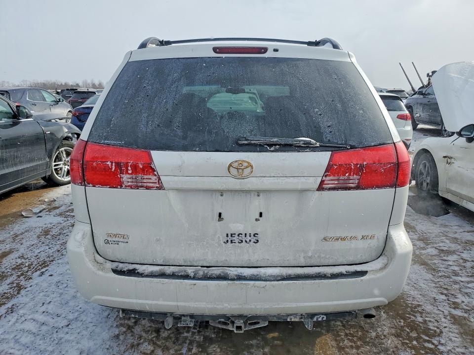 2004 Toyota Sienna VIN 5TDZA22C94S074740 COPART salvage auction — FRONT END, Il - Salvage Certificate, sold $800 on 2026-07-07 (photo 6)