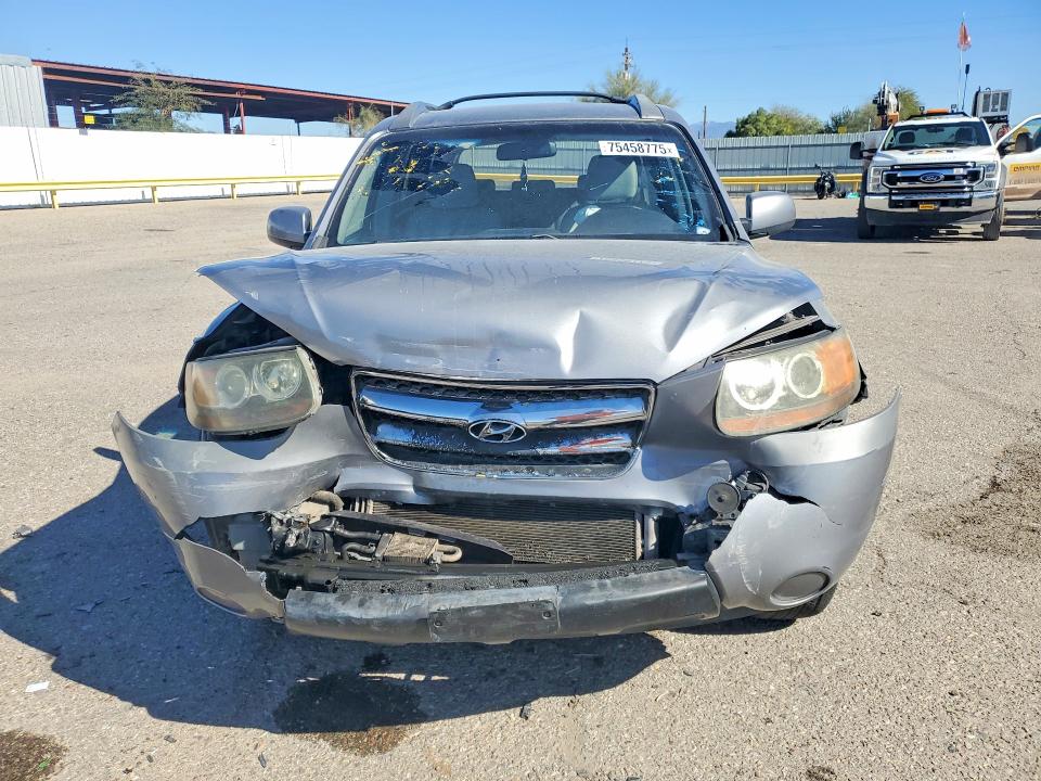 2007 Hyundai Santa fe VIN 5NMSG13D17H049727 COPART salvage auction — FRONT END, Az - Cert Of Title - Salvage, sold $250 on 2026-07-10 (photo 5)