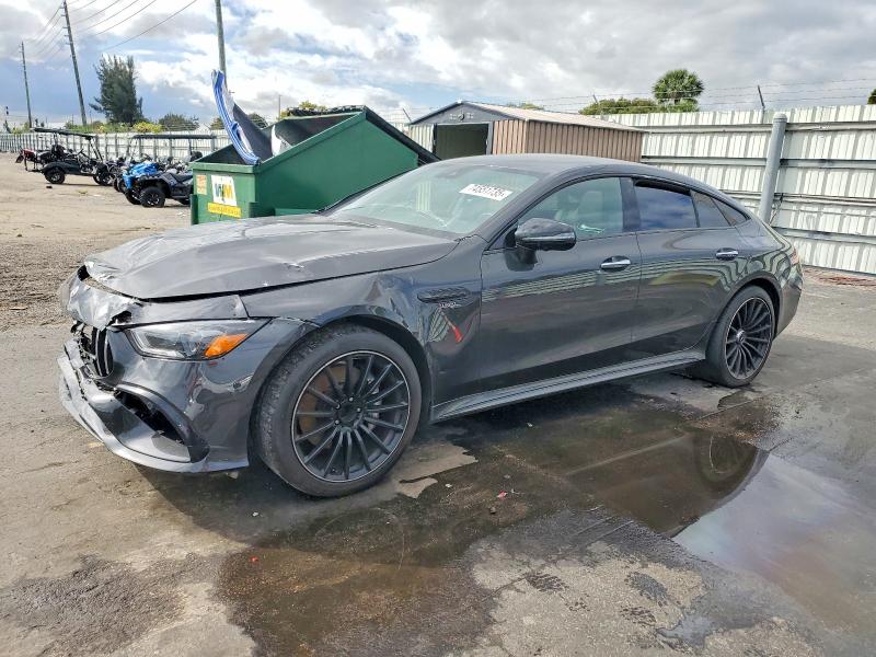 2021 Mercedes-benz AMG GT VIN W1K7X5KB2MA037076 COPART salvage auction — Mechanical, CA - CERTIFICATE OF TITLE (P), sold $28,250 on 2026-02-18 (photo 1)