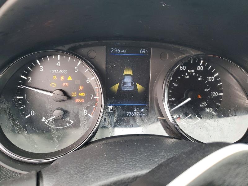 2019 Nissan Rogue VIN 5N1AT2MT8KC830122 COPART salvage auction — FRONT END, Tx - Certificate Of Title, sold $1,100 on 2026-07-02 (photo 9)