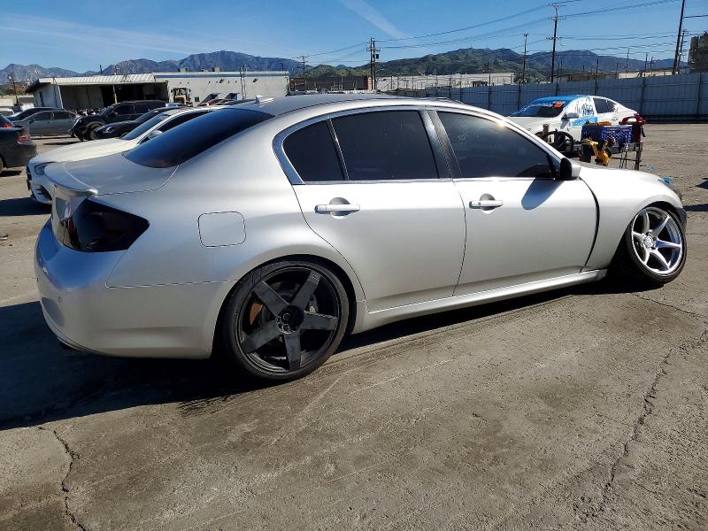 2010 Infiniti G37 VIN JN1CV6AP3AM203538 COPART salvage auction — VANDALISM, Ca - Salvage Certificate, sold $1,850 on 2026-07-06 (photo 3)