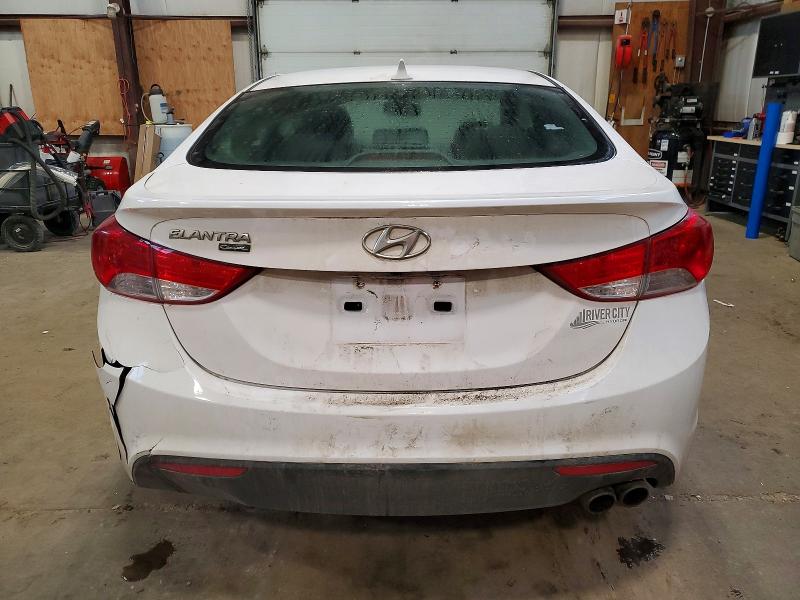 2013 Hyundai Elantra VIN KMHDH6AEXDU023383 COPART salvage auction — FRONT END, Salvage Title, sold $525 on 2026-07-23 (photo 6)