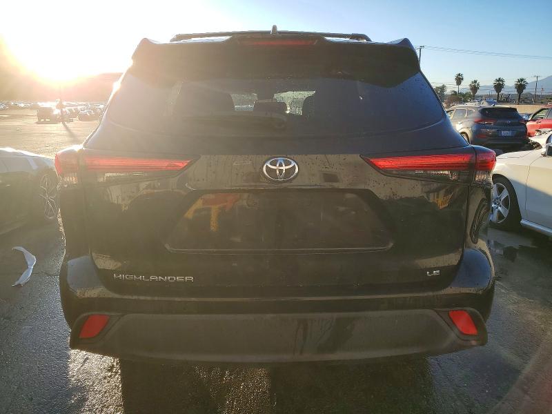 2021 Toyota Highlander VIN 5TDZZRAH9MS070167 COPART salvage auction — FRONT END, Ca - Dis/Dlr/Exp Only Clean Title, sold $10,600 on 2026-07-09 (photo 6)