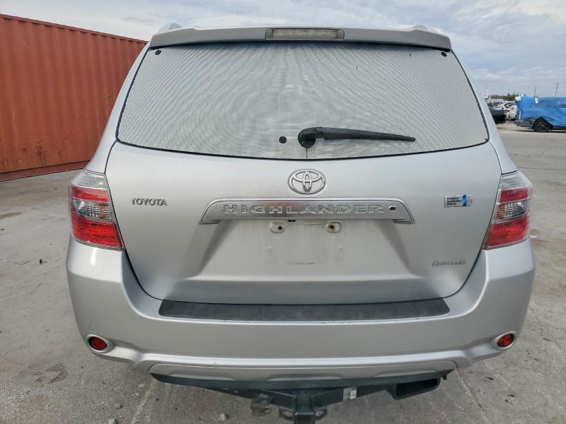 2008 Toyota Highlander hybrid VIN JTEEW44A682018769 COPART salvage auction — FRONT END, FL - CERT OF TITLE SLVG REBUILDABLE, sold $1,300 on 2026-07-14 (photo 6)