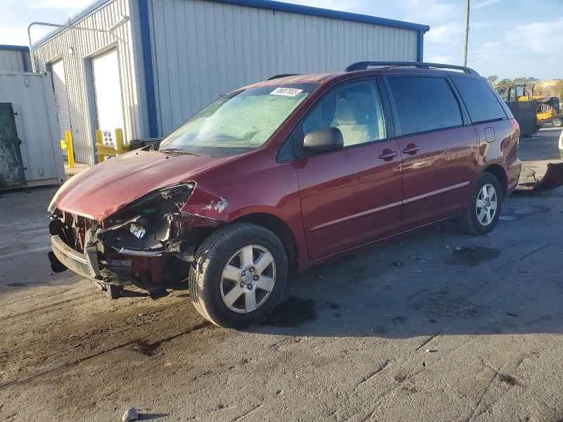 2010 Toyota Sienna VIN 5TDKK4CC1AS343589 COPART salvage auction — FRONT END, Fl - Cert Of Title Slvg Rebuildable, sold $500 on 2026-07-07 (photo 1)