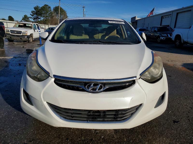 2012 Hyundai Elantra VIN 5NPDH4AE2CH137153 COPART salvage auction — VANDALISM, AL - CERTIFICATE OF TITLE, sold $675 on 2026-07-02 (photo 5)