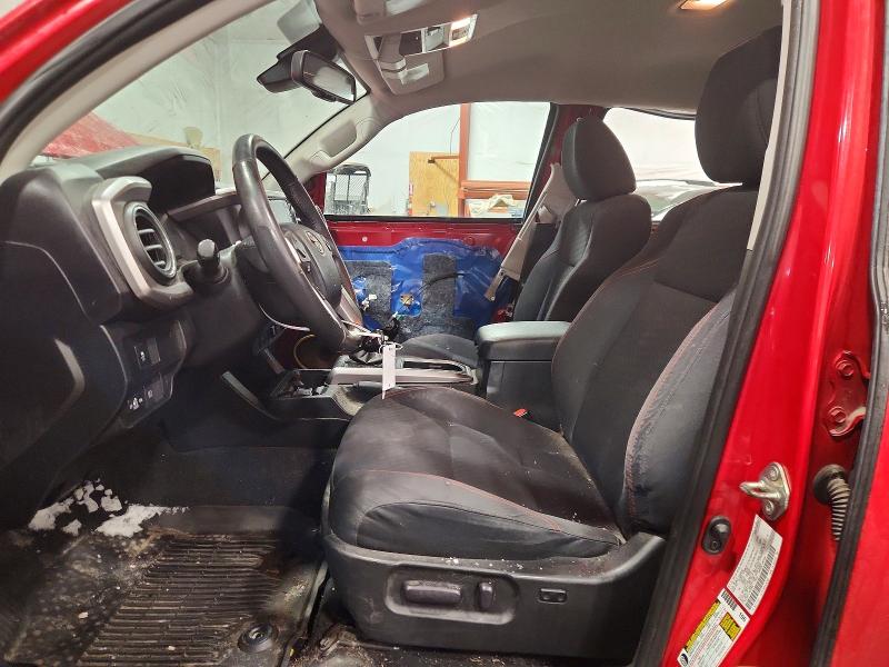 2020 Toyota Tacoma VIN 3TMCZ5AN1LM293984 COPART salvage auction — FRONT END, Vt -, sold $10,800 on 2026-08-24 (photo 7)