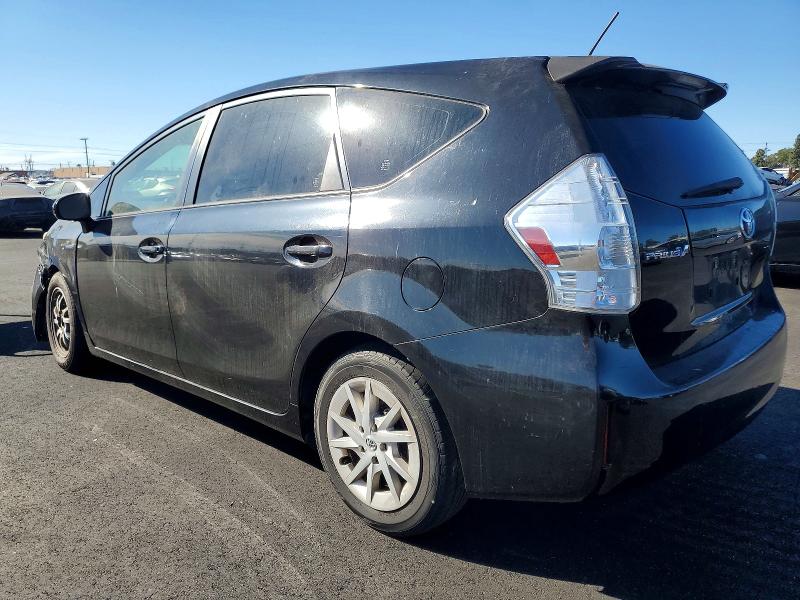 2012 Toyota Prius v VIN JTDZN3EU2C3180106 COPART salvage auction — FRONT END, CA - SALVAGE CERTIFICATE, sold $1,400 on 2026-07-29 (photo 2)