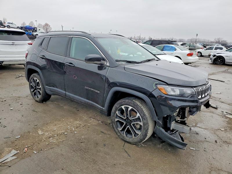 2022 Jeep Compass VIN 3C4NJDCB3NT111739 COPART salvage auction — FRONT END, Mo - Salvage Certificate Of Title, sold $3,400 on 2026-07-03 (photo 4)