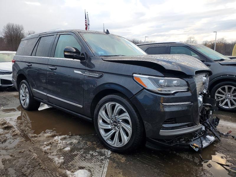 2024 Lincoln Navigator VIN 5LMJJ2LG5REL16296 COPART salvage auction — FRONT END, Ma - Cert Of Title-Salvage, sold $15,700 on 2026-10-01 (photo 4)