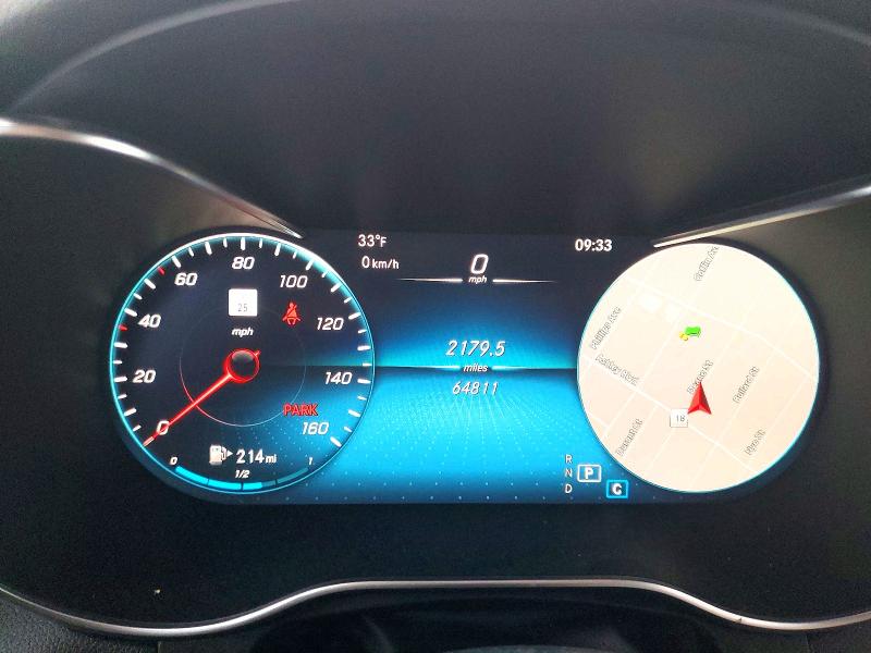 2021 Mercedes-benz Glc class VIN W1N0J8EB6MF972350 COPART salvage auction — VANDALISM, MA - CERT OF TITLE-SALVAGE, sold $13,900 on 2026-07-15 (photo 9)